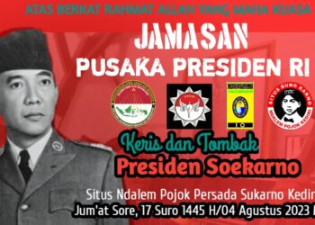 Situs Ndalem Pojok Siapkan Jamasan Pusaka Presiden Soekarno
