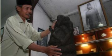 Arca Ganesha Simbol Kabupaten Kediri Tersimpan di Situs Ndalem Pojok