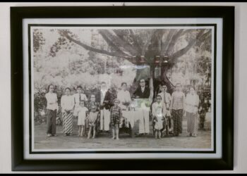 Foto R.M. Sajid Soemodiharjo Penasehat Predisen Soekarno di Keraton Mangkunegara