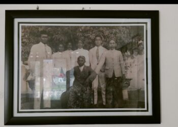 Foto R.M. Sajid Soemodiharjo Penasehat Predisen Soekarno di Keraton Mangkunegara