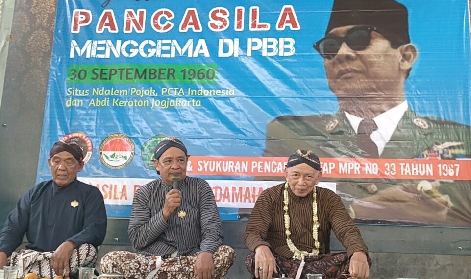 Syukuran Sejarah 30 September 1960 dan Pencabutan Tap MPRS No 33 Tahun 1967  Digelar di Situs Soekarno