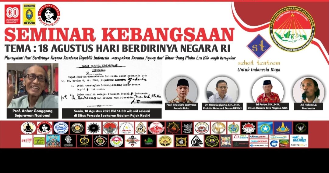 Bedah Sejarah 17 dan 18 Agustus, Prof. Anhar Gonggong Bicara di Ruwatan Negara