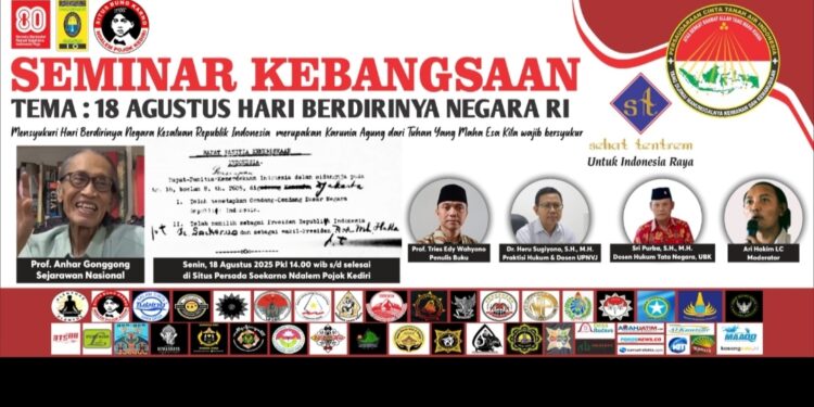 Bedah Sejarah 17 dan 18 Agustus, Prof. Anhar Gonggong Bicara di Ruwatan Negara