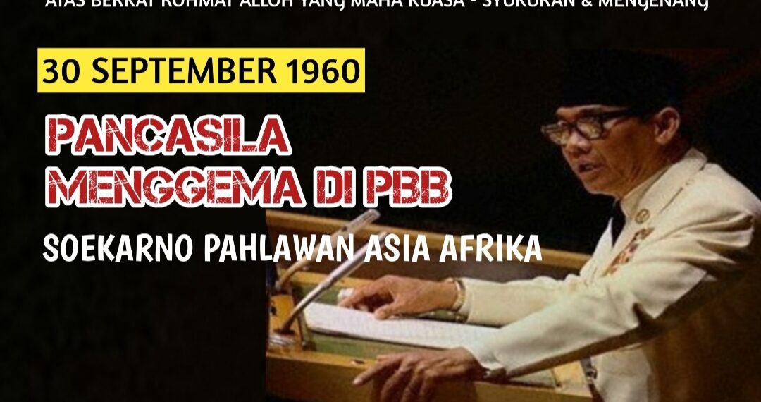 Persada Sukarno Bersama Komunitas di Kediri Ajak Syukuran Pancasila dan Perdamaian Dunia 30 September 1960