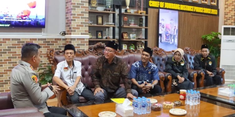 Kapolres Jombang Terima Shilaturohmi PIPJATBANG dan Pesantren Jati Diri Bangsa