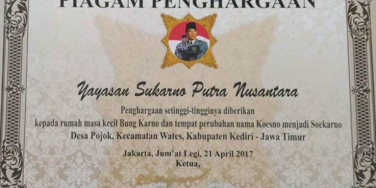 Pengakuan Keluarga tentang pergantian nama Koesno menjadi Soekarno