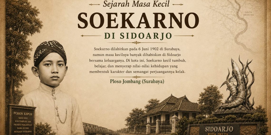 Dari Jiwa Tempe Menjadi Pemuda Mengguncang Dunia: Rahasia Besar Bung Karno di Sidoarjo