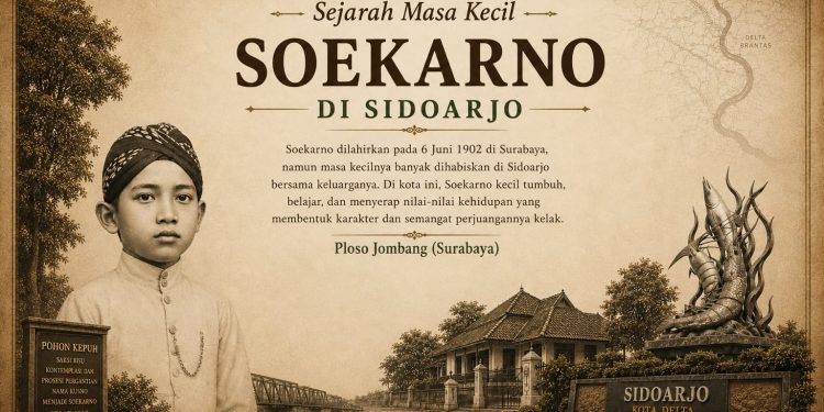 Dari Jiwa Tempe Menjadi Pemuda Mengguncang Dunia: Rahasia Besar Bung Karno di Sidoarjo